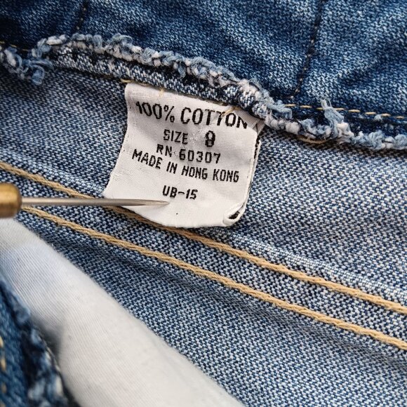 sz 9 25x32 Unionbay True Vintage High-Waist Buttonfly Indigo Denim Jeans 1970's - Picture 9 of 9